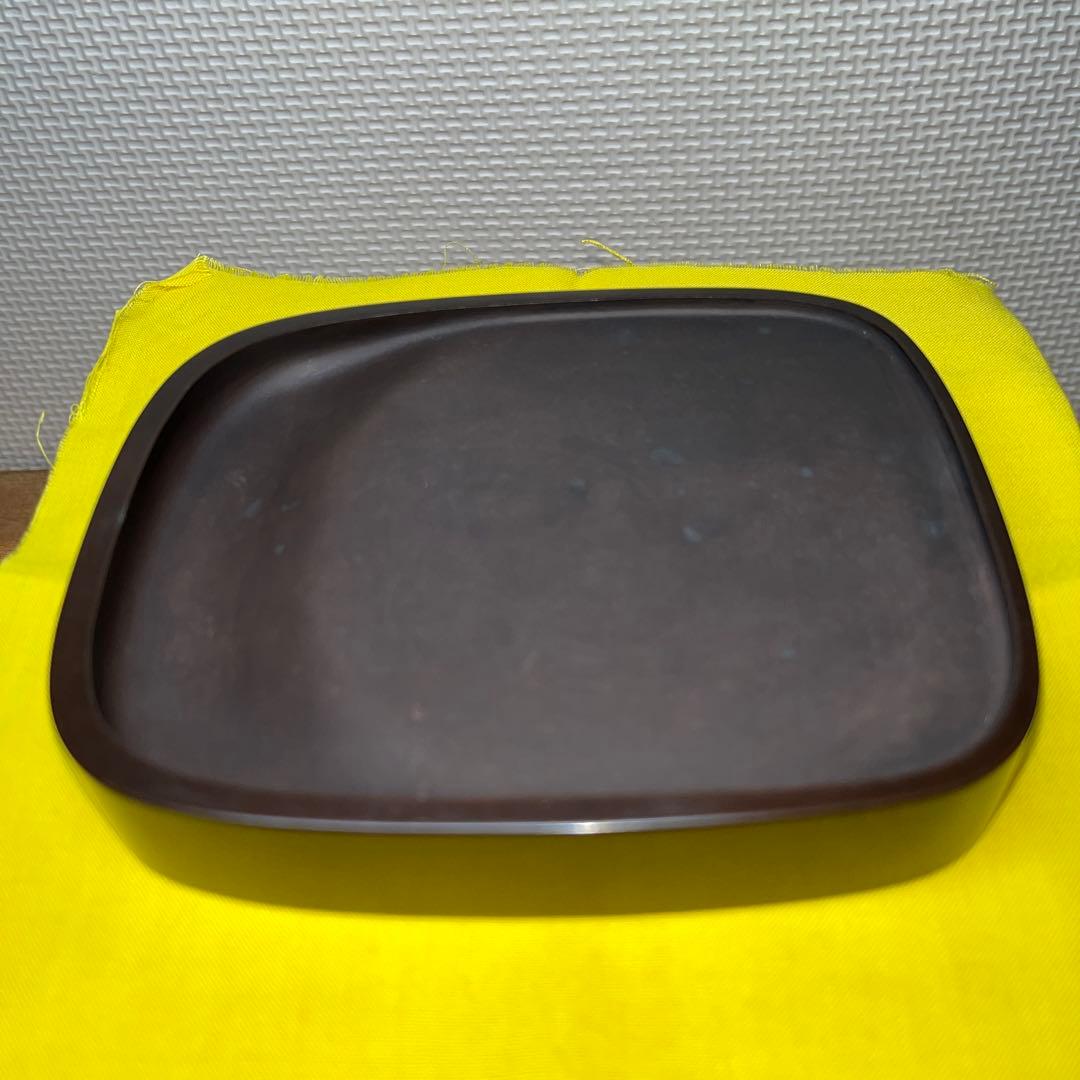 ⭕️赤間硯　特殊　小町研　下井唯石　日本工芸会正会員　伝統工芸士　手間　女性好み