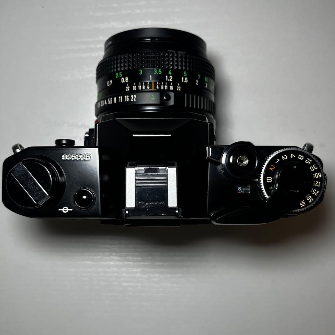 【動作品】Canon AE-1 ブラック NFD 50mm f/1.8