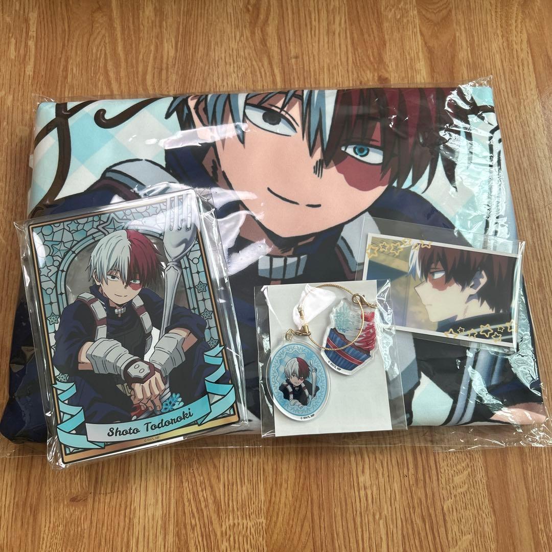 ヒロアカ　オープンスクール　轟焦凍　ミニゲーム　カップケーキ　タオル他