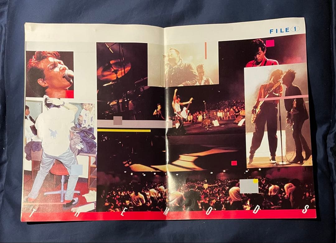 【貴重 THE MODS 1983 FILE TOUR パンフレット 一風堂】