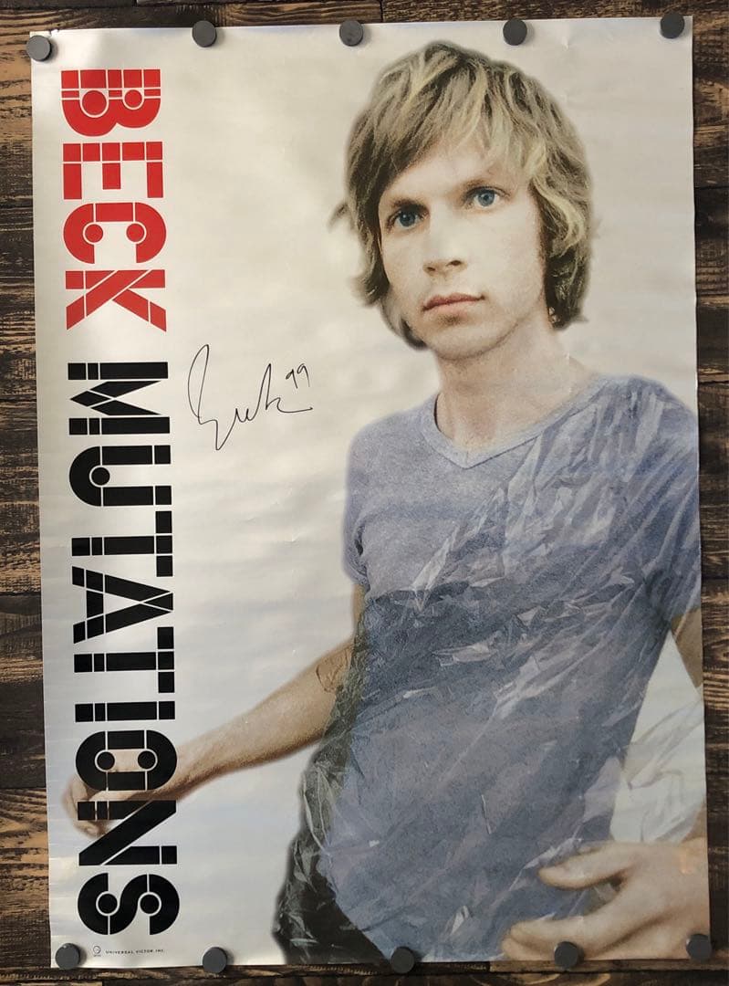 BECK ポスター　直筆サイン入り