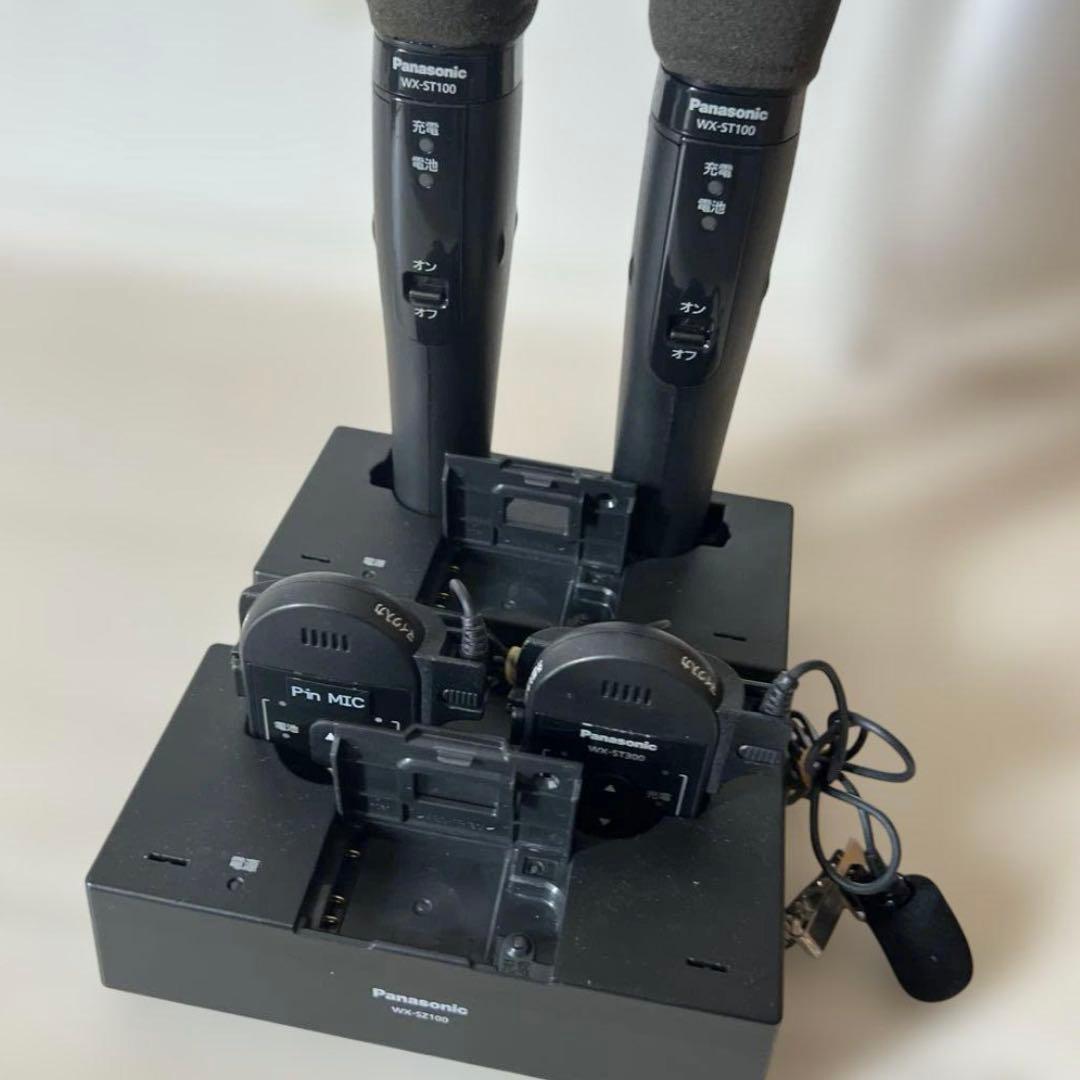 Panasonic ワイヤレスマイクベースステーションWX-ST100/300