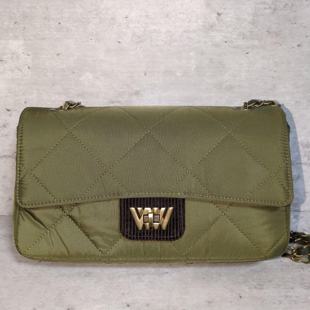 【Barbour × WACCOWACCO】キルティングチェーンバッグ☆UA別注