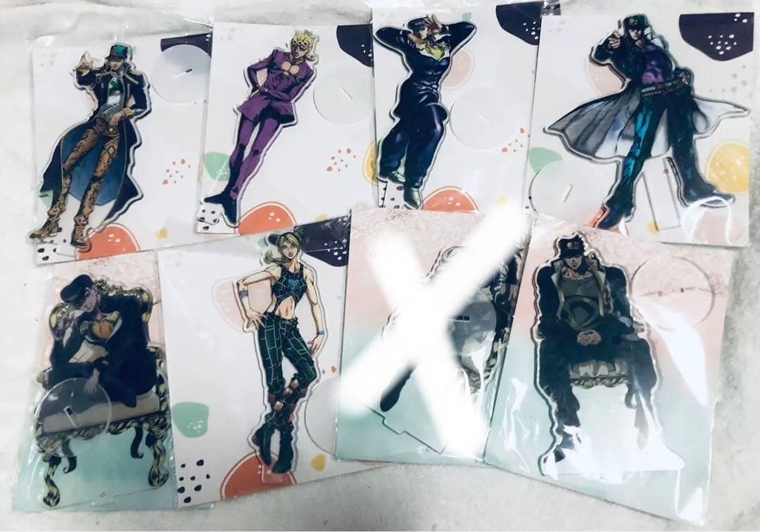 編集中　ジョジョの奇妙な冒険　アクリルスタンド　7点セット