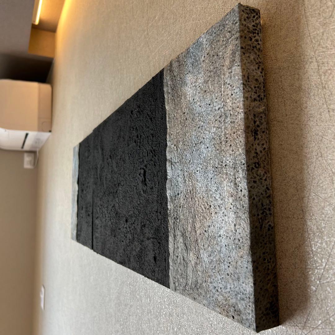 【和紙×漆喰】ファブリックパネル 2枚組 和モダン　アート インテリア　壁掛け