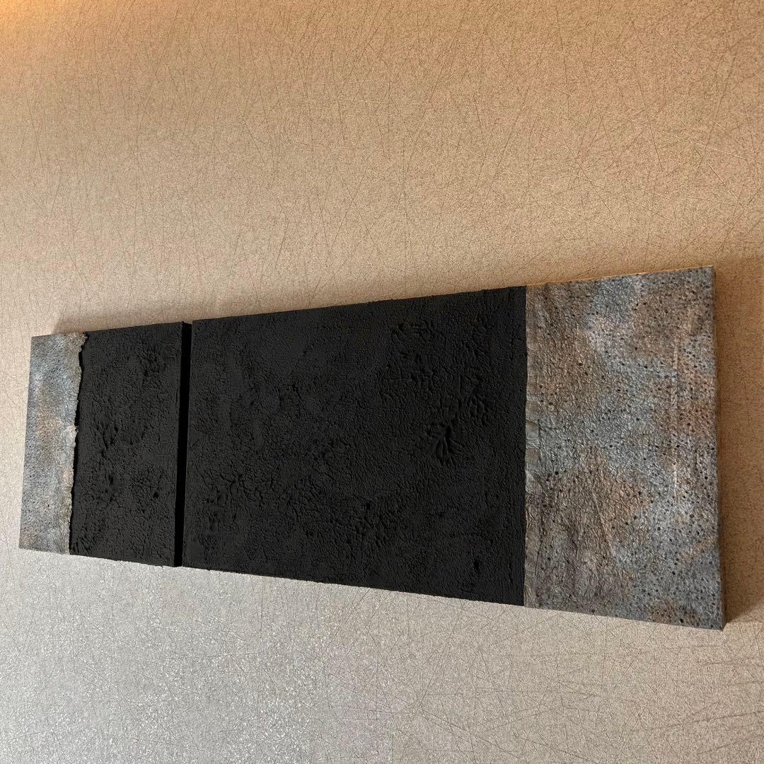 【和紙×漆喰】ファブリックパネル 2枚組 和モダン　アート インテリア　壁掛け