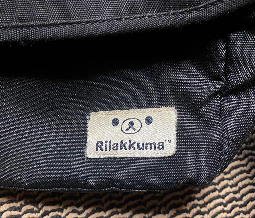 【レア】リラックマ 耳付き 可愛い ショルダーバッグ 黒 Rilakkuma