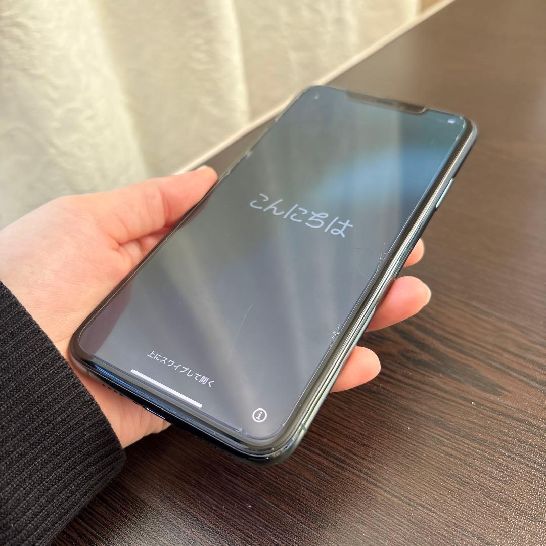 Apple iPhone11Promax256gbミッドナイトグリーン付属品付き