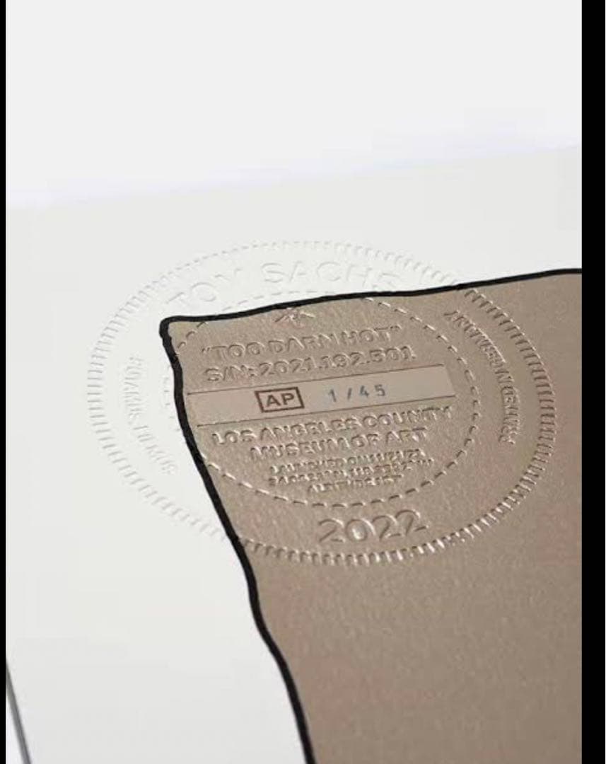 Tom sachs\"Too Darn Hot\" 世界1337枚限定