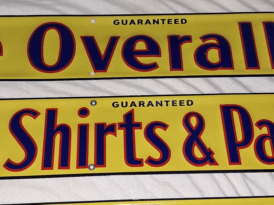 オ*ン様 デッド リー 看板 3枚セット 新品 未使用 40's 50's 復刻