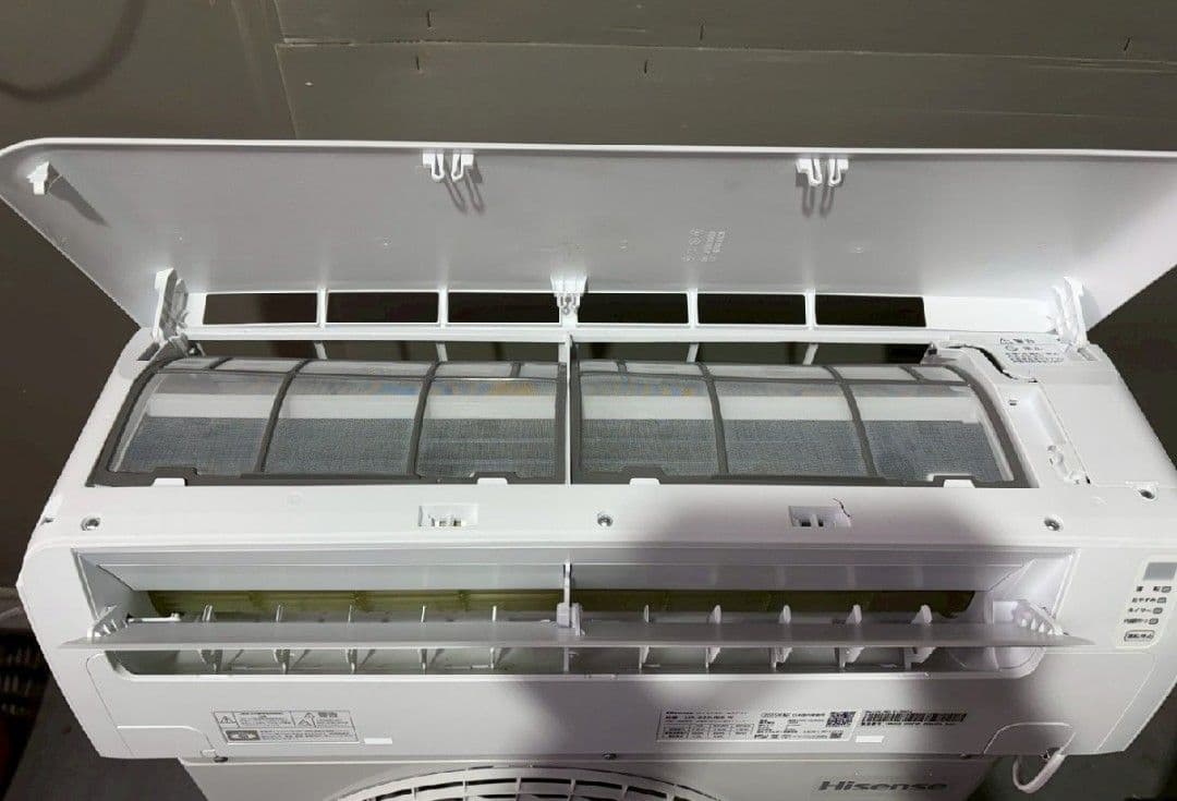 ☆工事費込み☆Hisenseエアコン6畳2025年(中古）取外し廃棄込み