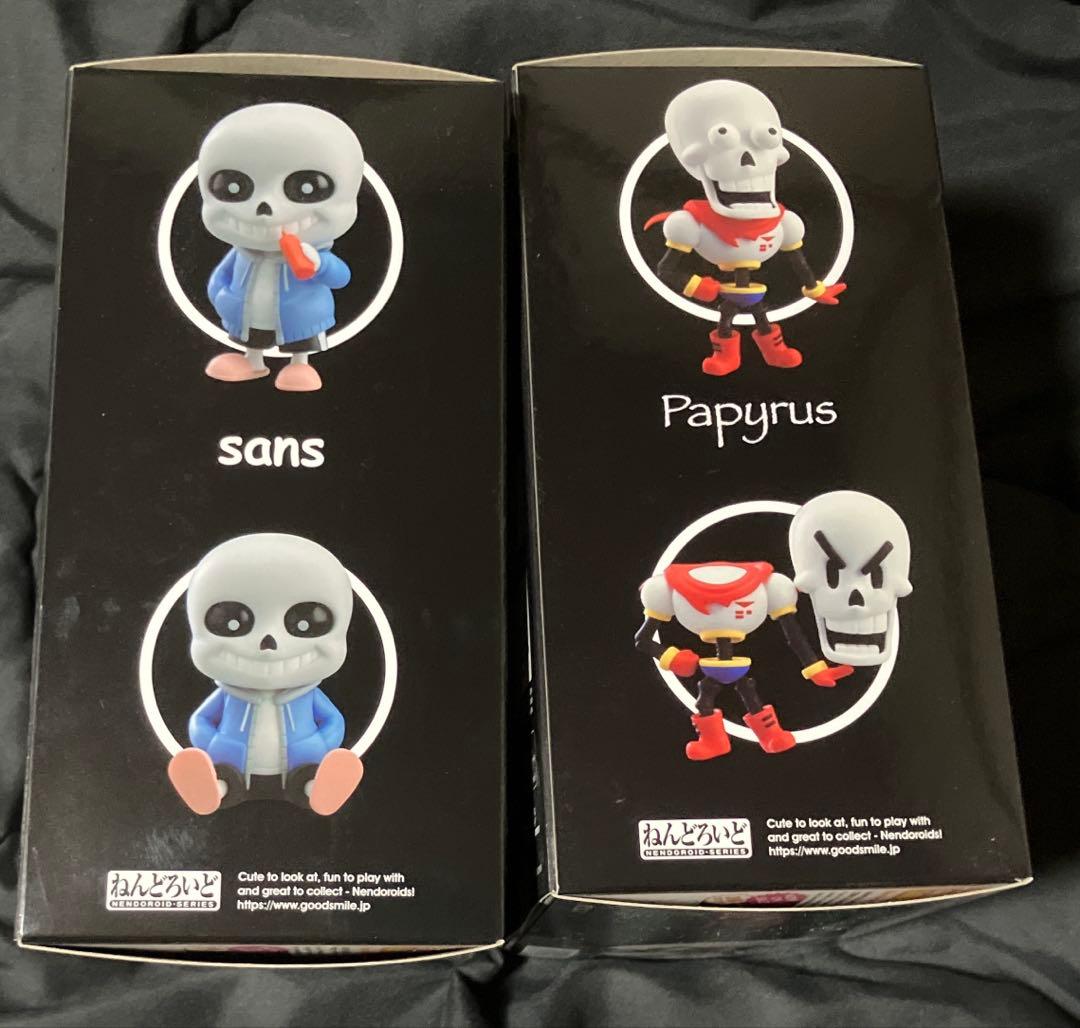 【新品未開封】ねんどろいど UNDERTALE サンズ パピルス 2点セット
