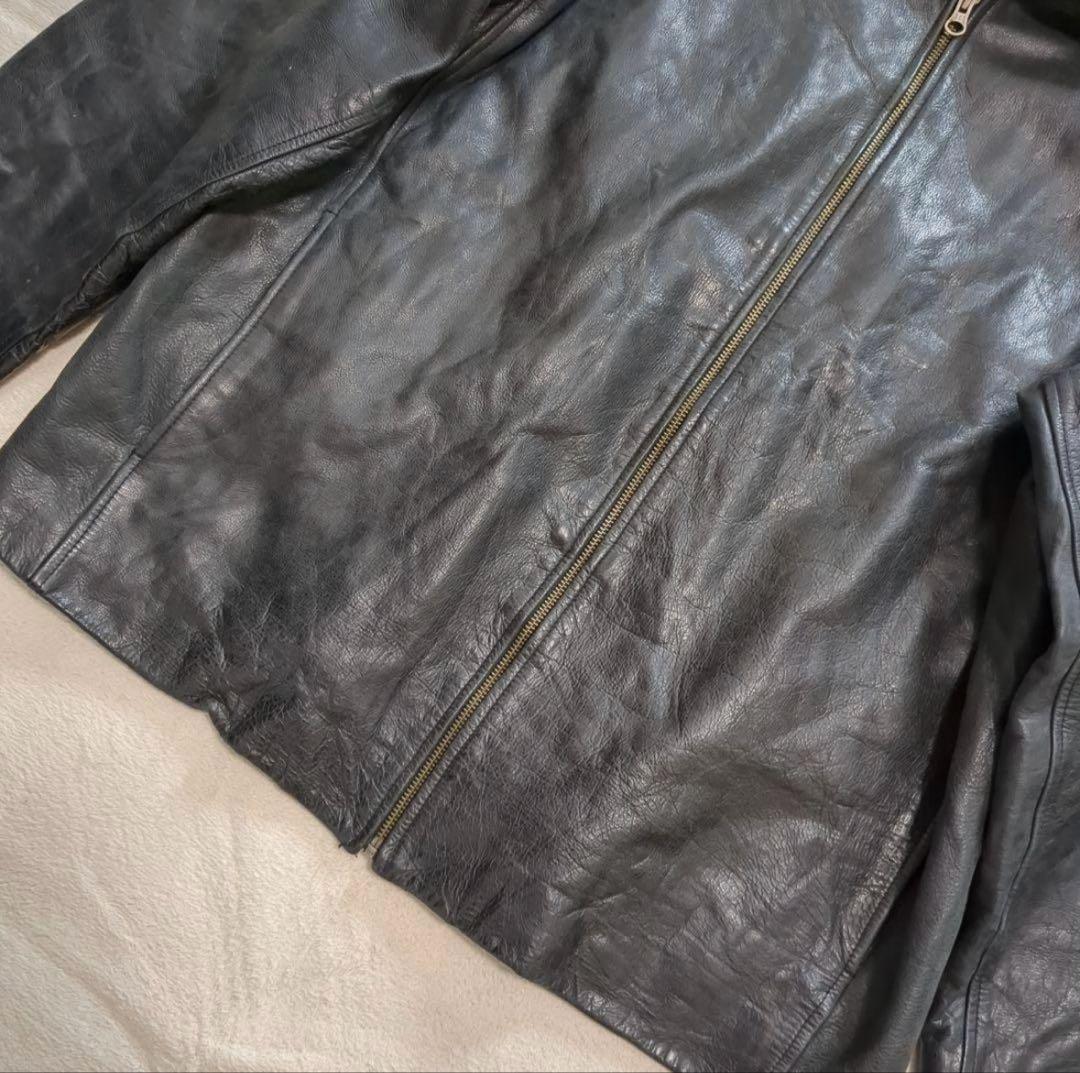 【最終価格】 オールドギャップ 牛革 レザージャケット フルジップ XLサイズ