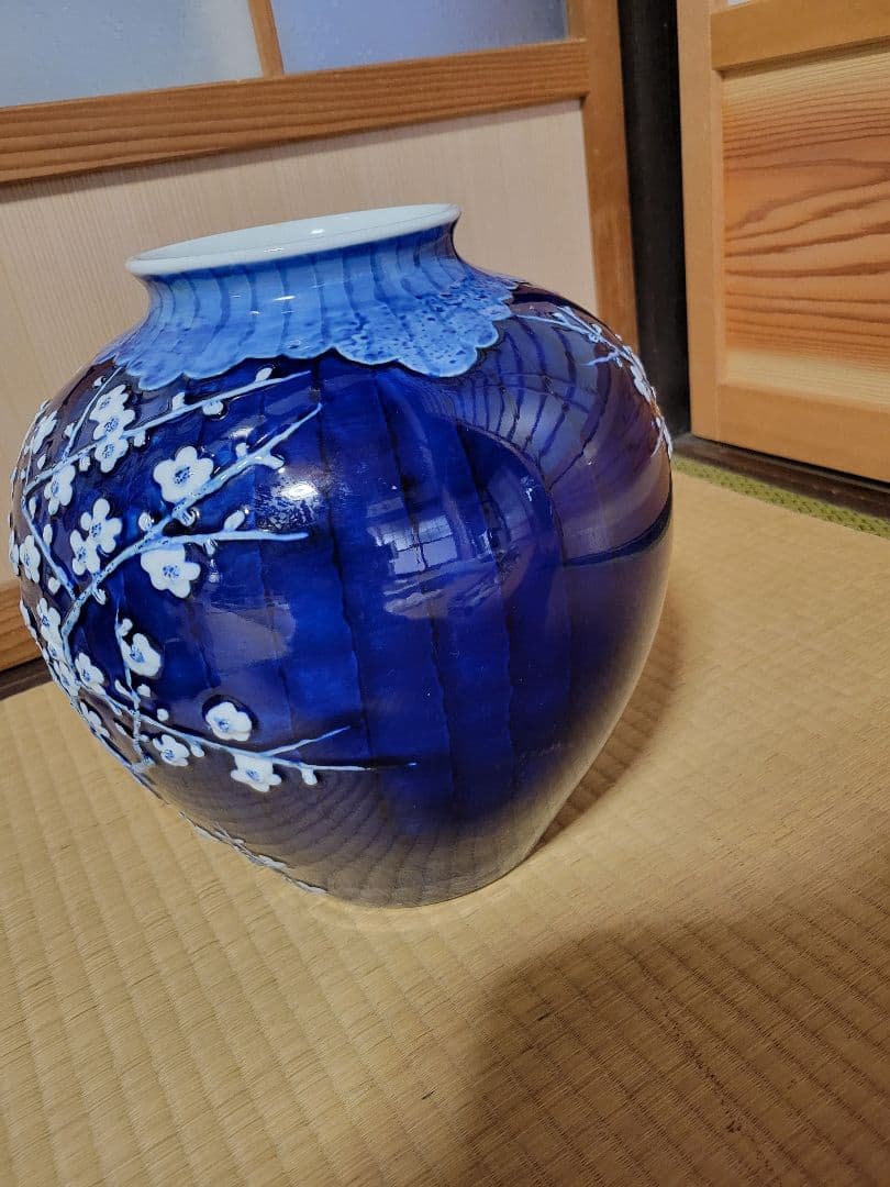 有田焼花瓶 共箱付 古美術品