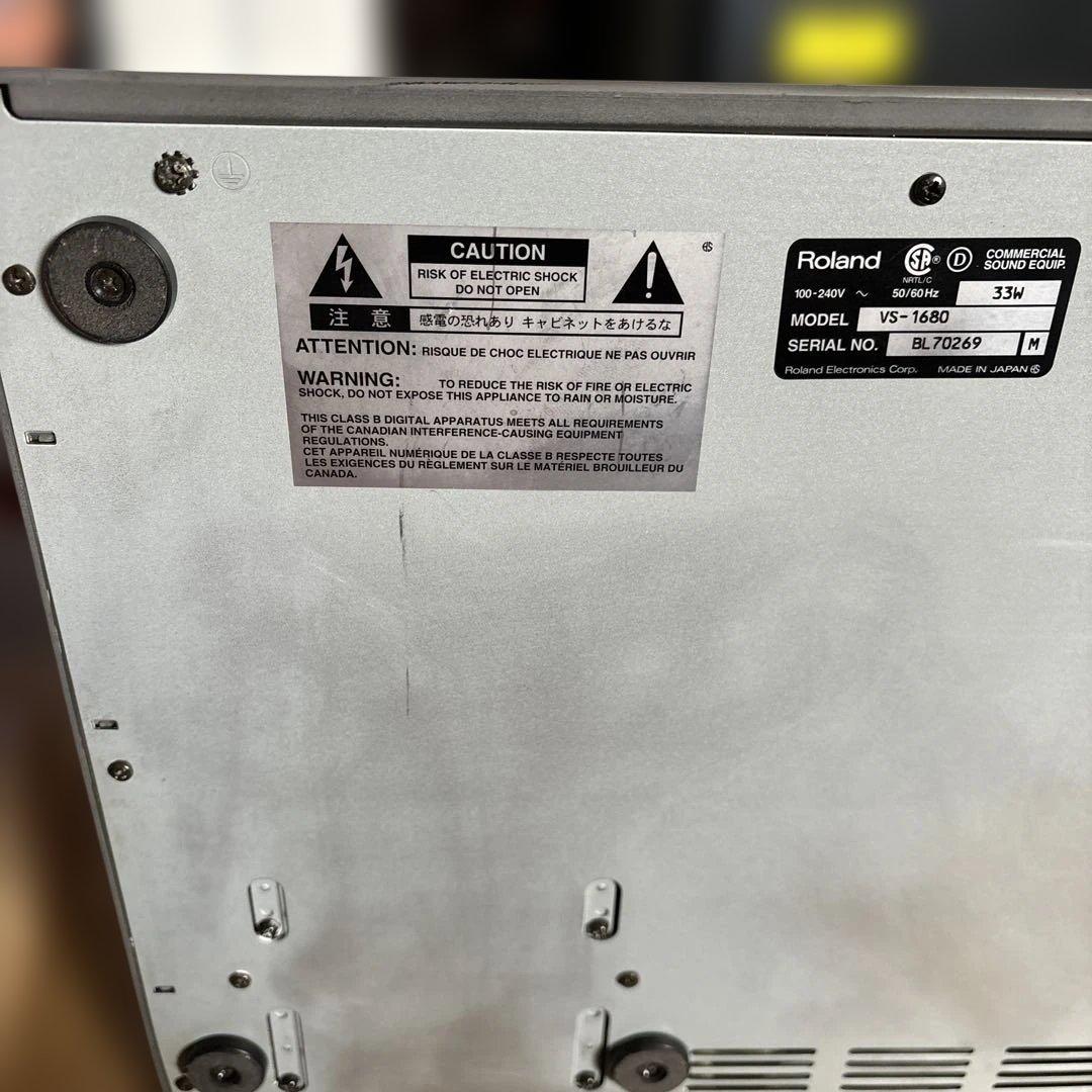 Roland VS-1680 MTR マルチトラックレコーダー【ジャンク扱い】