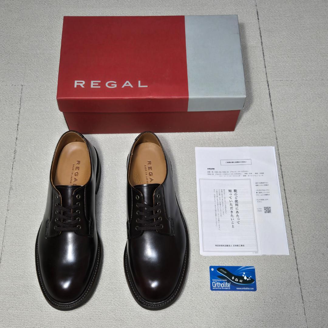 靴 REGAL NEW Classic Plain toe 02BLCB 24.5