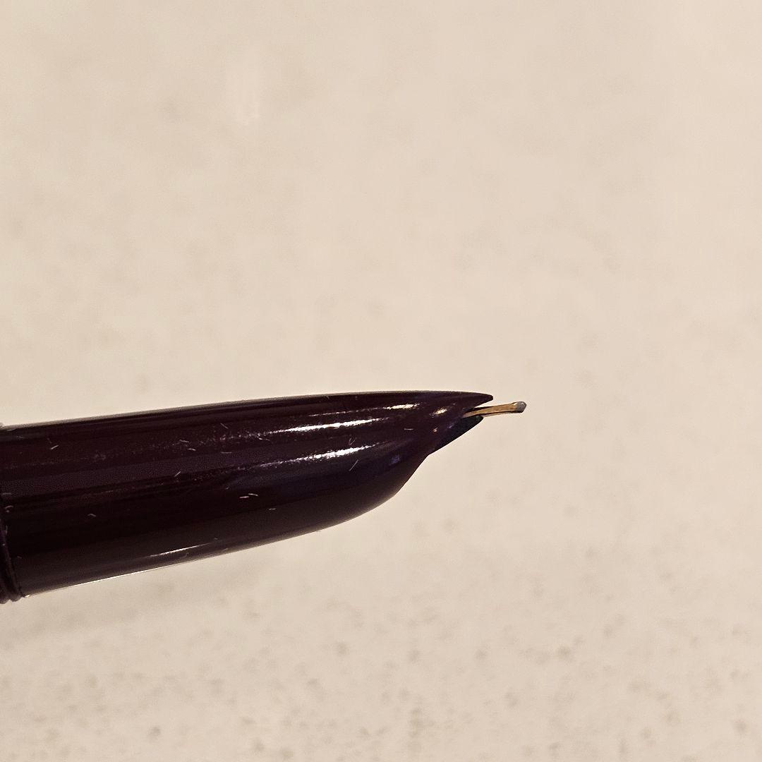 ONOTO ヴィンテージ万年筆 エンジ　赤紫