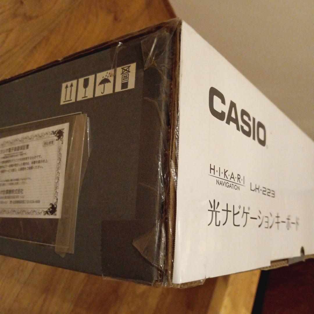 新品未開封品 CASIO 61標準鍵 光ナビゲーションキーボード LK-223