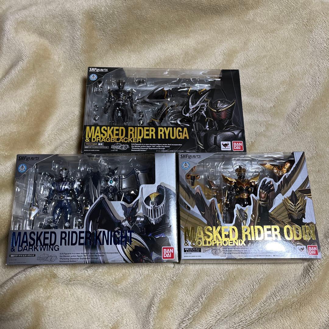 【超貴重】仮面ライダー龍騎フィギュアーツ3体セットs.h.figuarts初版