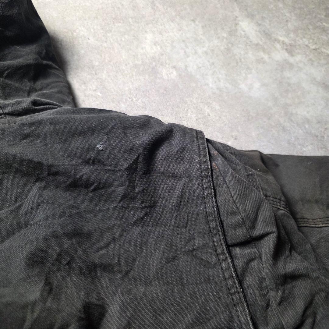 BRAZOSダック地アクティブジャケットフーディー企業ロゴフェードグランジボロL