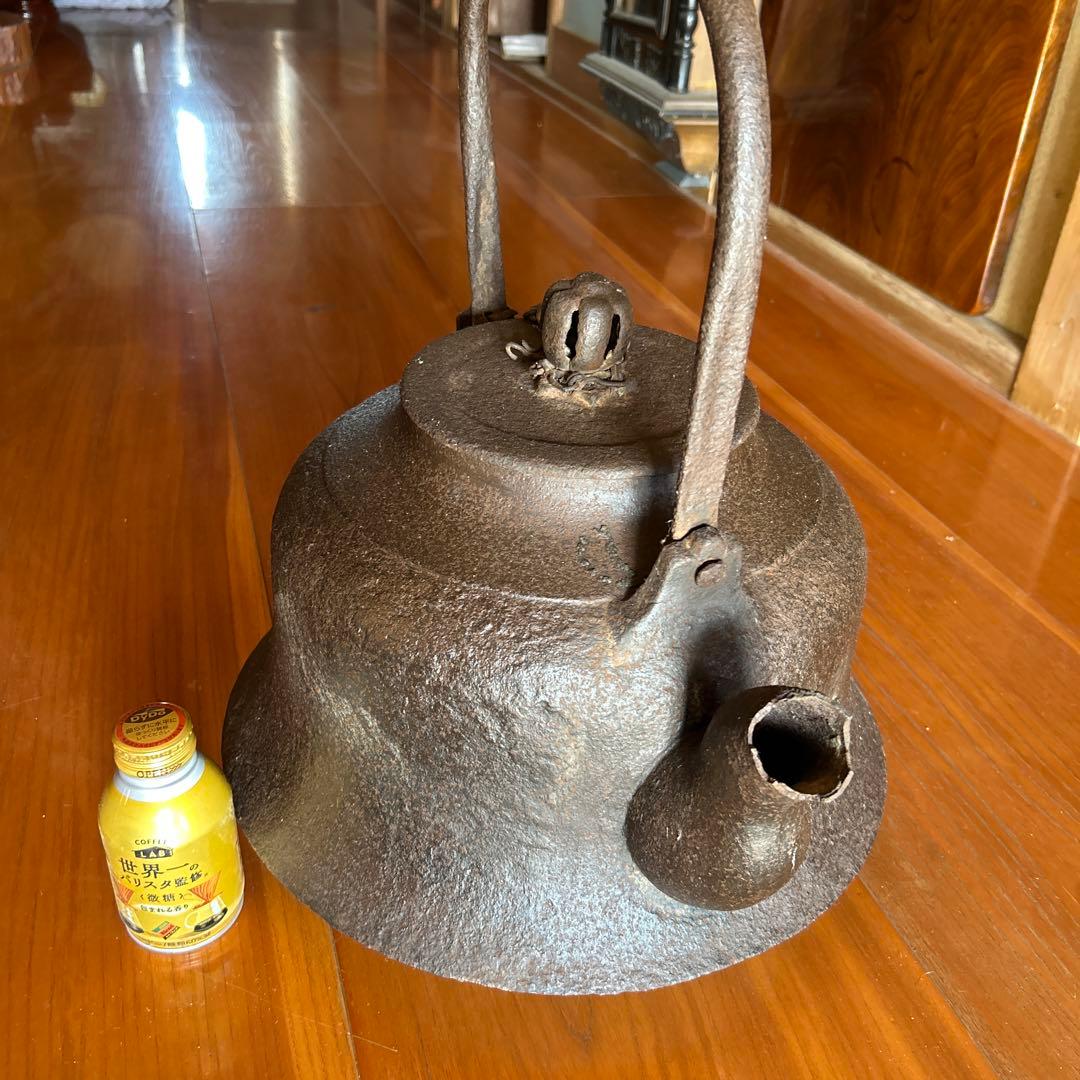 超大型 鉄瓶 レトロ 11kg 約高さ50cm 横幅37cm 15日まで値引き