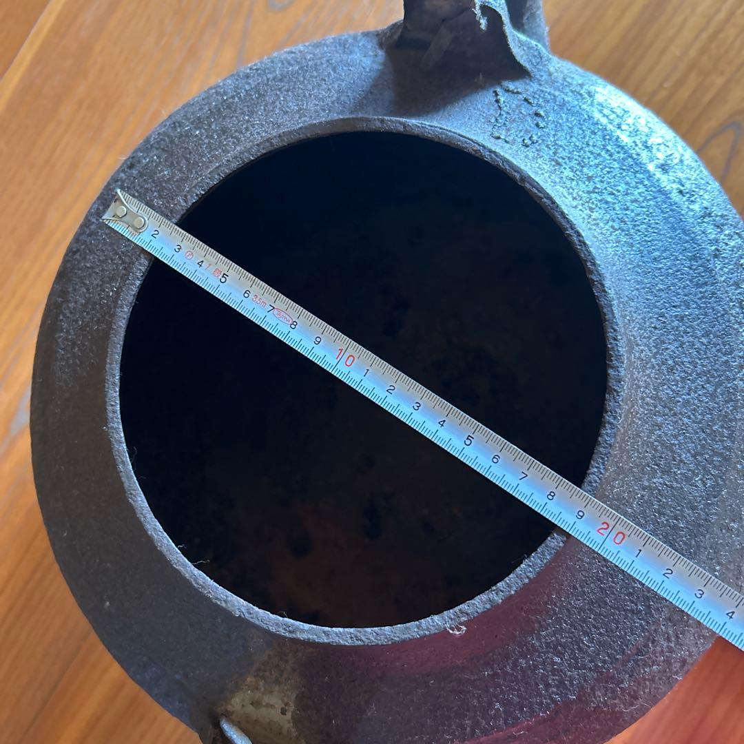 超大型 鉄瓶 レトロ 11kg 約高さ50cm 横幅37cm 15日まで値引き