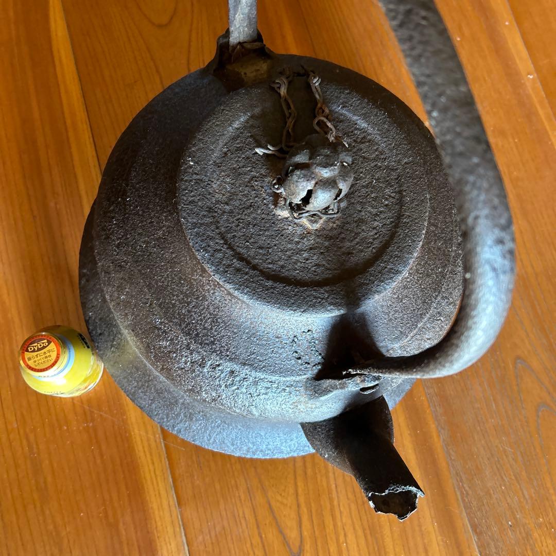 超大型 鉄瓶 レトロ 11kg 約高さ50cm 横幅37cm 15日まで値引き