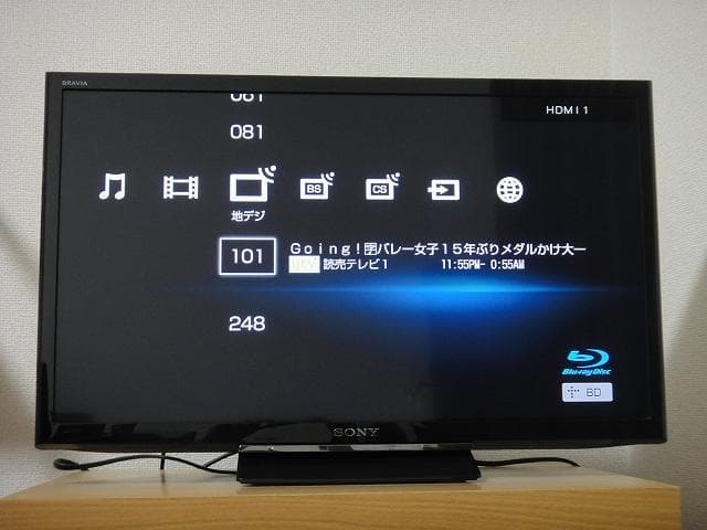 美品・完動品　SONY 液晶テレビ KJ-24W450E 本体 リモコン付属