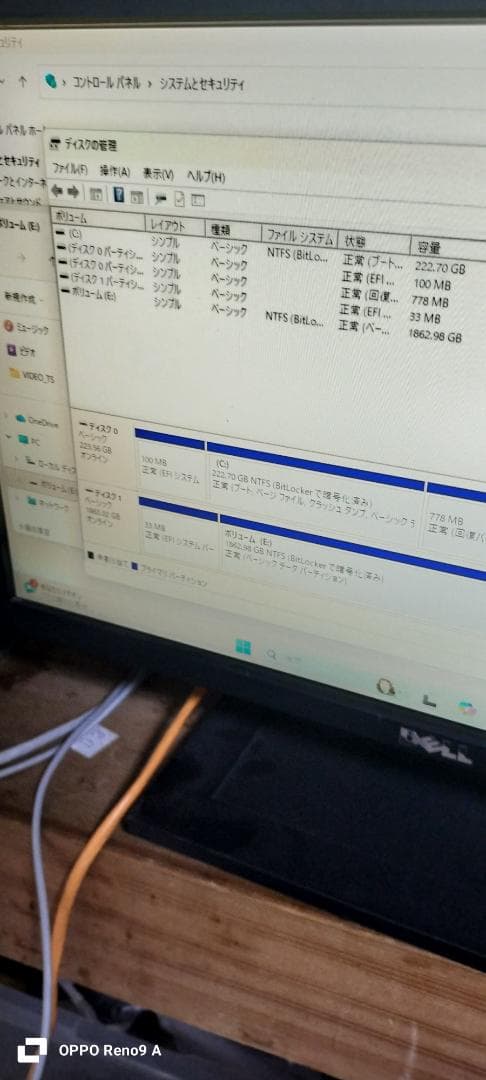 windows11　デスクトップパソコン　SSD　i7 HP