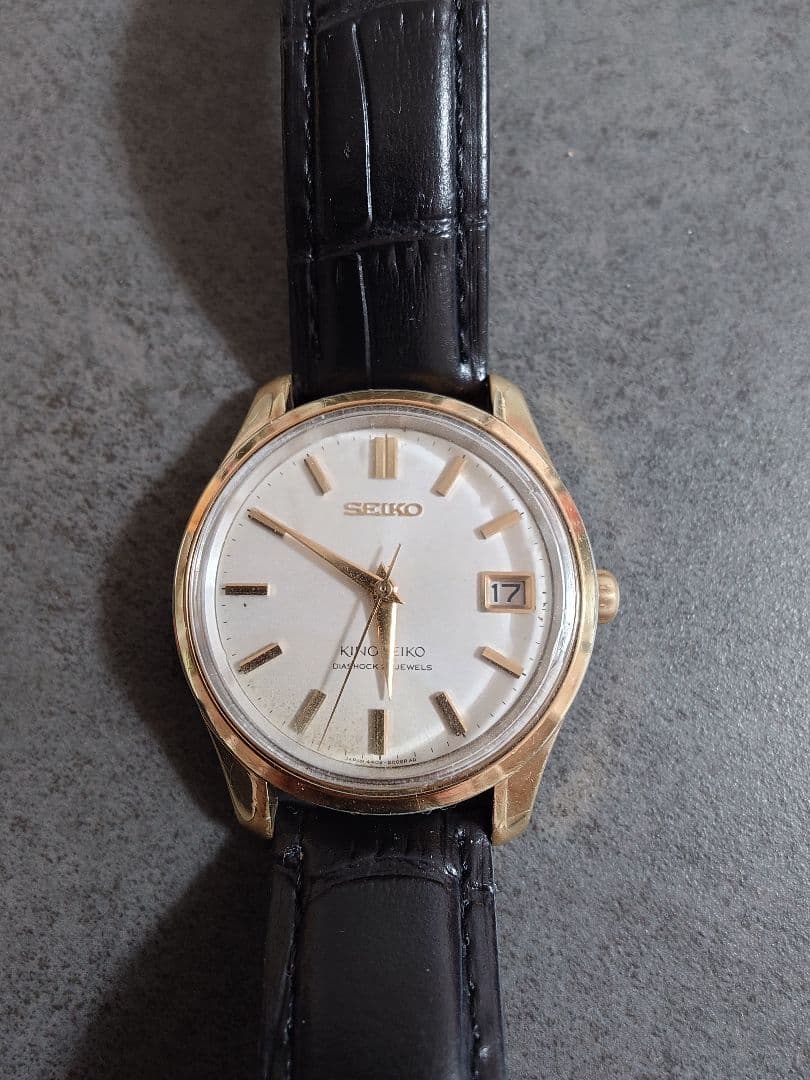 KING　SEIKO 44ks 4402-8000 盾メダリオン　ゴールド