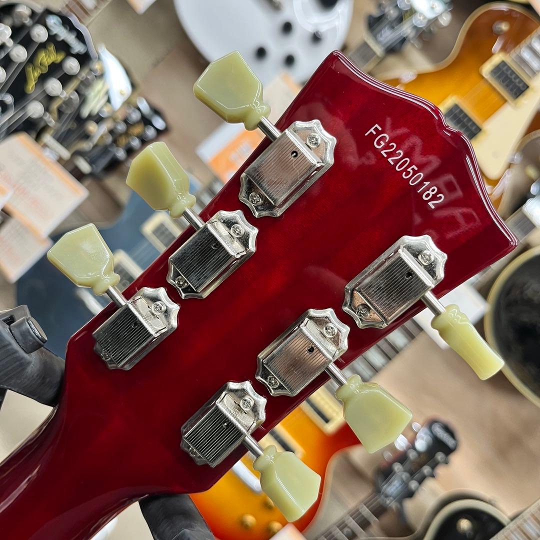 【11195】BURNY レスポールタイプ オレンジレモンドロップ系