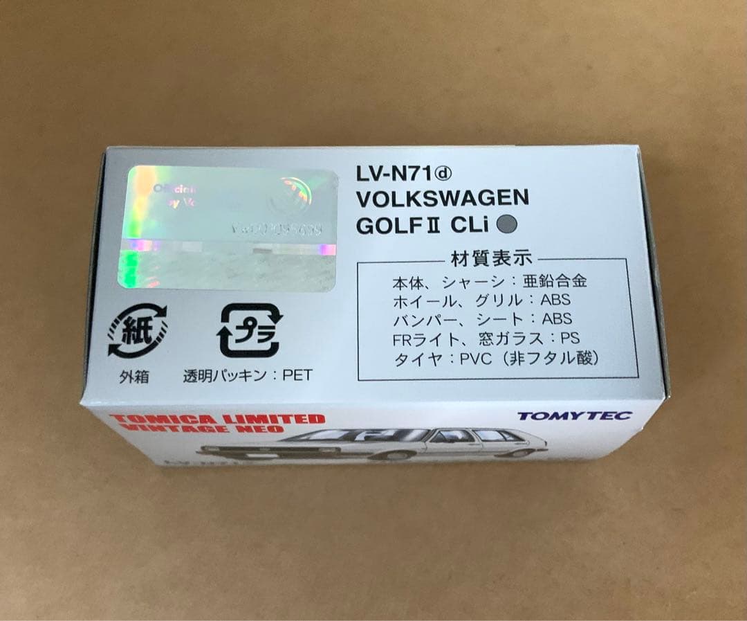 トミカ リミテッド ヴィンテージ ネオ　フォルクスワーゲン ゴルフⅡ CLi　銀