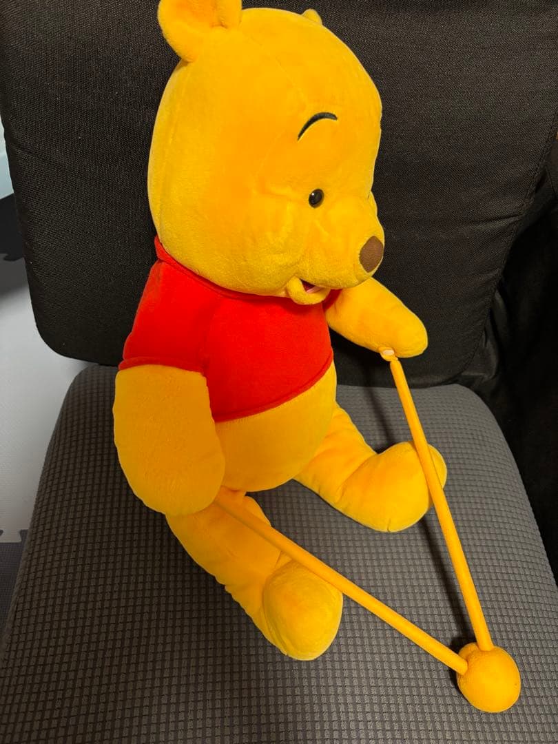 [美品・レア・レトロ]ディズニー　プーさん　BIG サイズ ぬいぐるみ　パペット