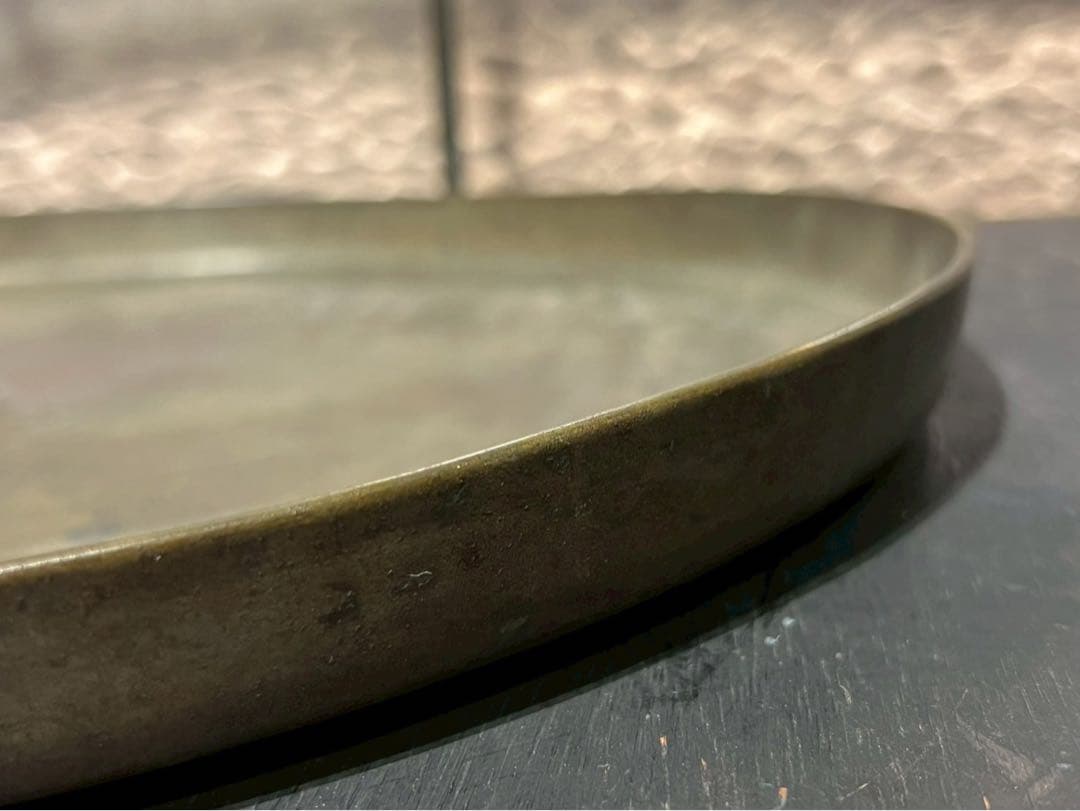 真鍮 パレット トレイ アンティーク インテリア ビンテージ 希少