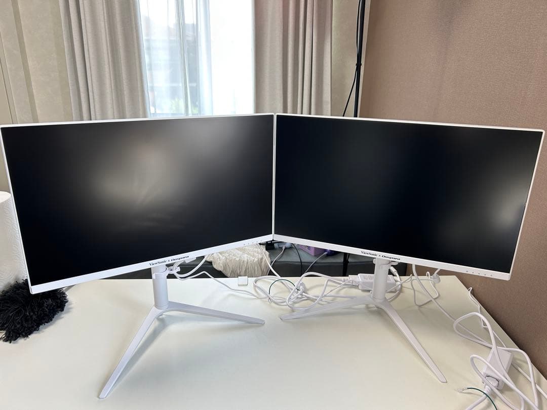 ViewSonic VX2428J-W(23.8型モニターホワイト) ×2