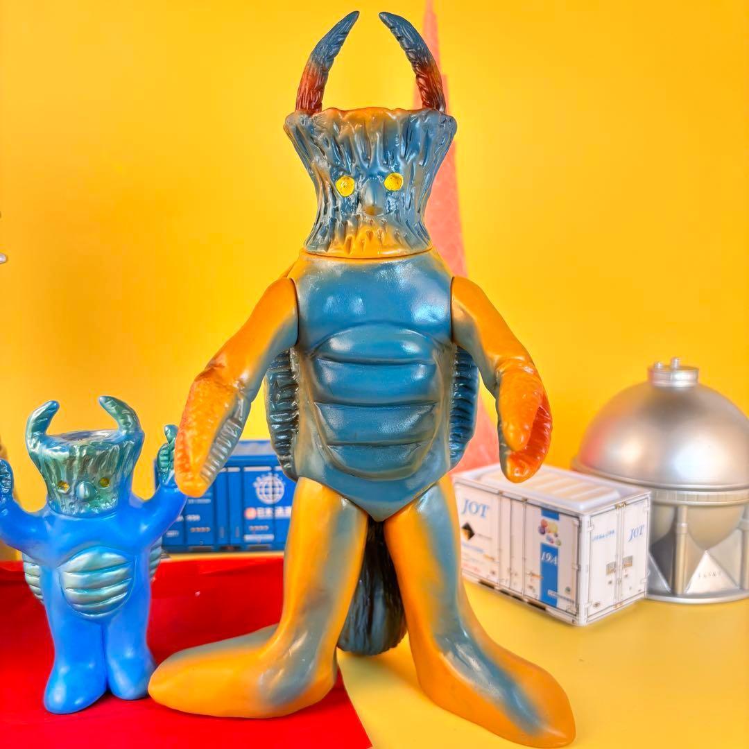 マルサン トルトス海人 ウルトラ怪獣シリーズ パチ ソフビ　マルパぺおまけ付