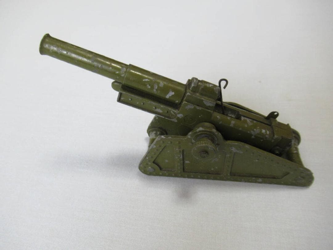 ◆希少 美品 1950年代 日本製！アンチモニー製 高射砲 玩具/おもちゃ