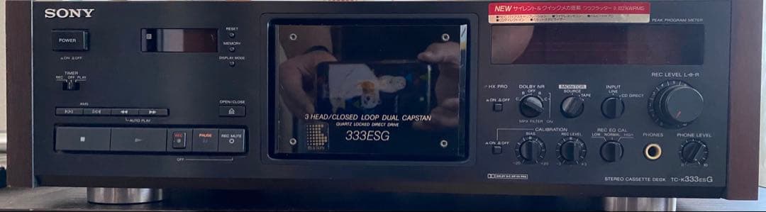 ソニー SONY TC-K333ESG カセットテープデッキ 【ジャンク】