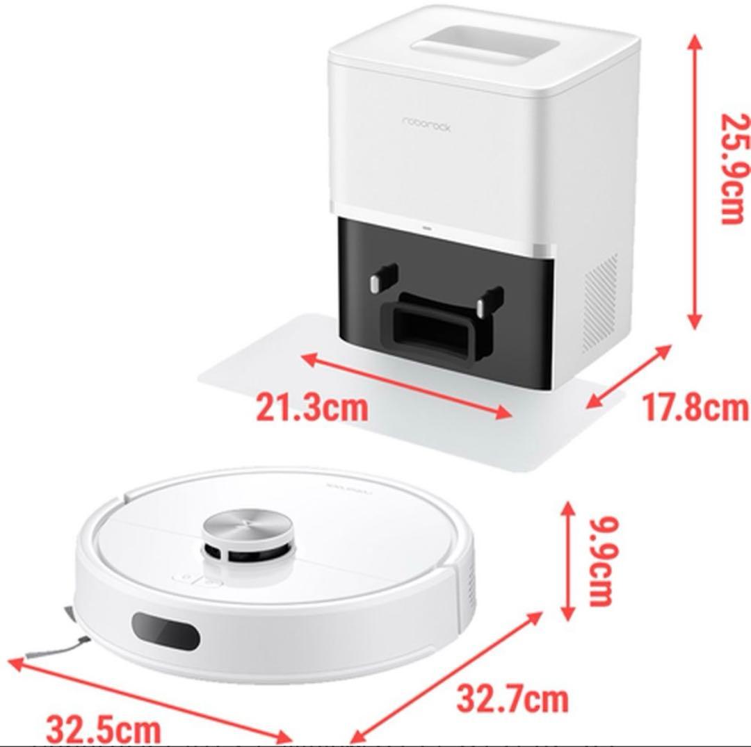 Roborock Q7T+ ロボット掃除機本体　ゴミ集収ドック付き
