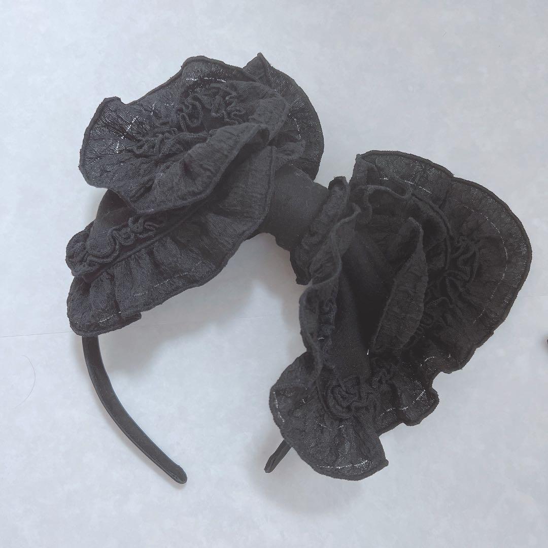 DimMoire ディムモアール 特大リボンカチューシャ カチューシャ