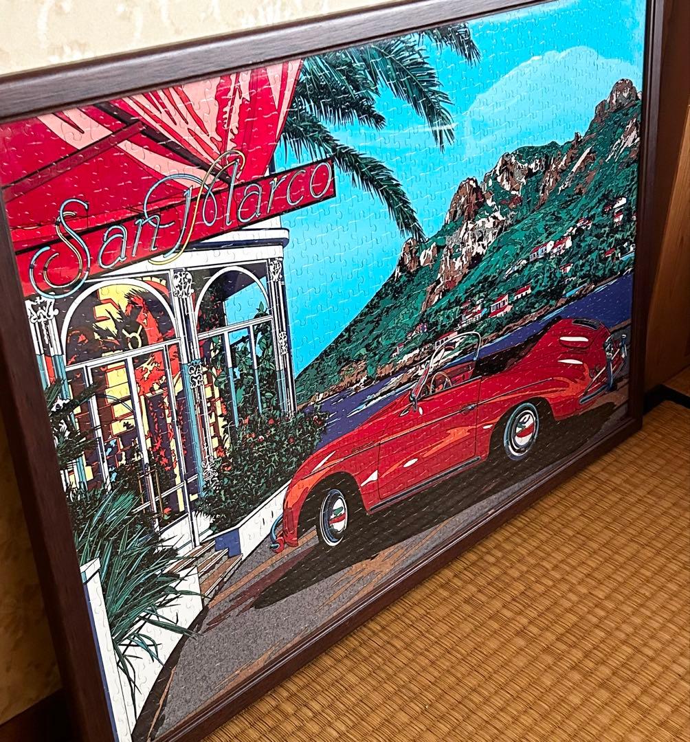 コートダジュールの小高い丘」1000ピースジ グソーパズル 完成品