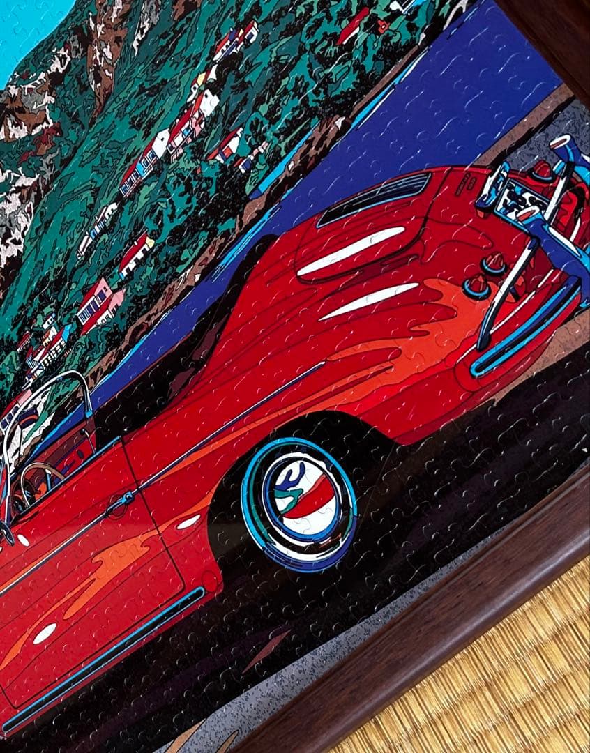 コートダジュールの小高い丘」1000ピースジ グソーパズル 完成品