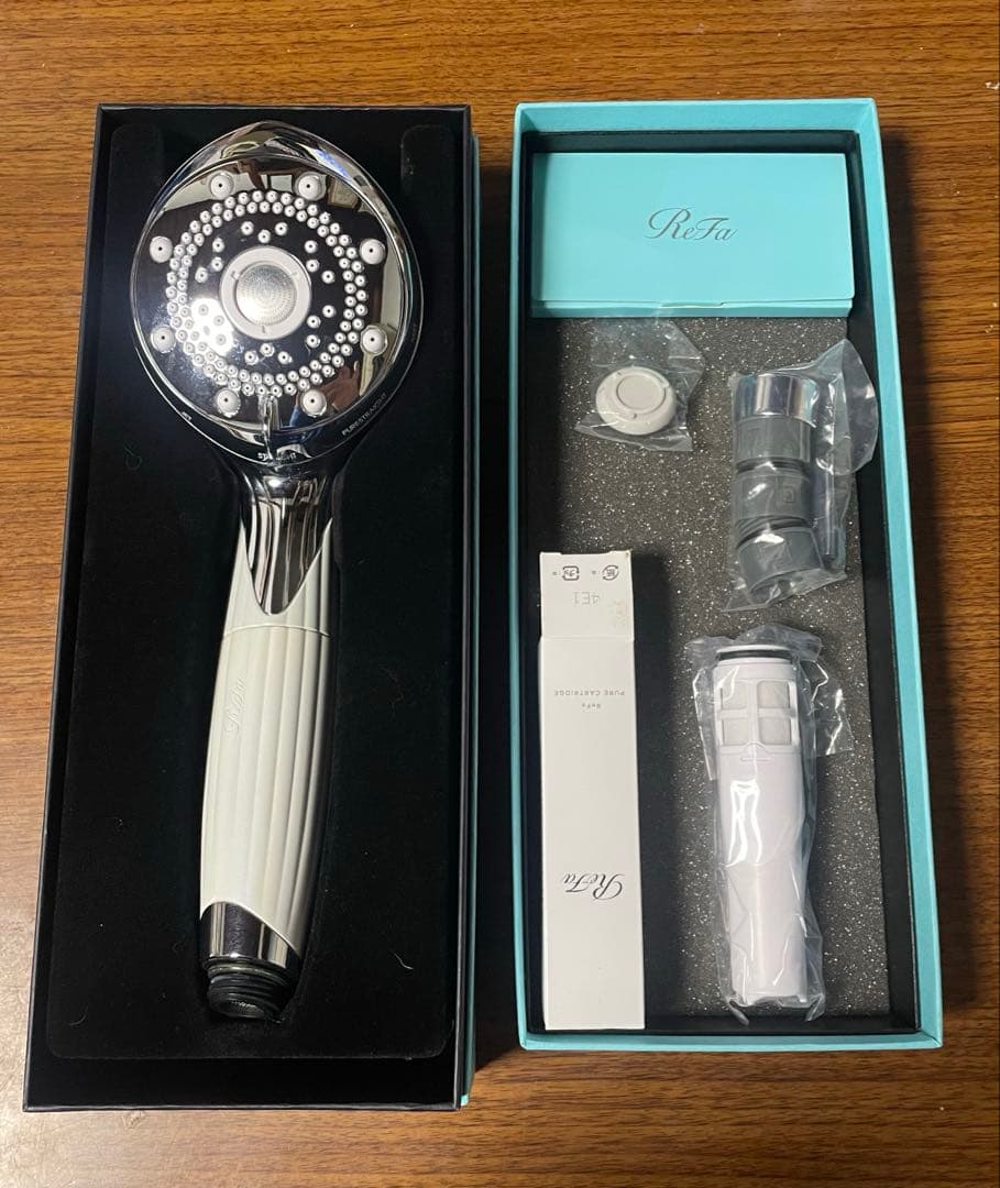 ReFa ファインバブルピュア　シャワーヘッド　美品　新品カートリッジ付き