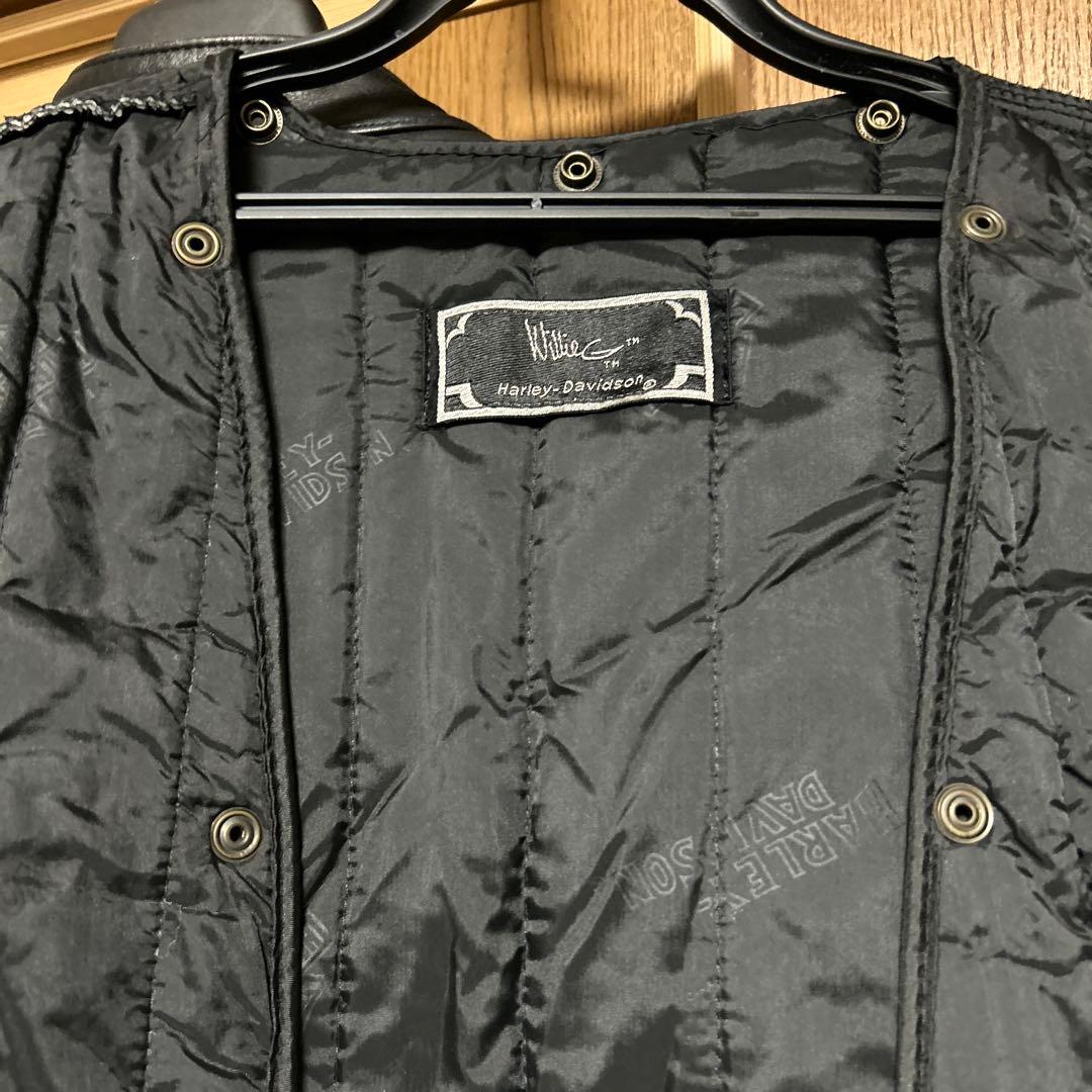 Harley-Davidson ライダースジャケット　インナーベスト付き　値下げ