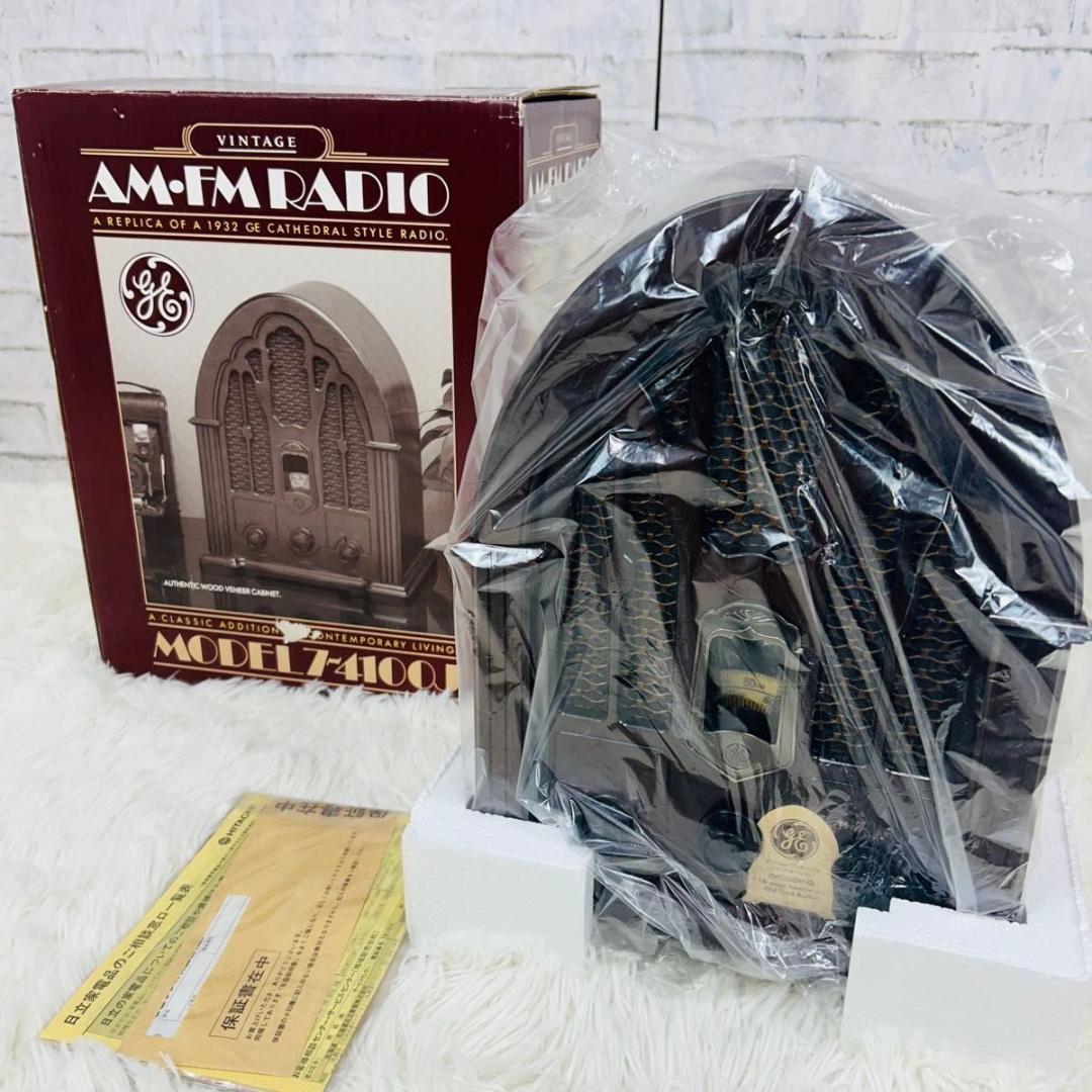 ほぼ未使用 Thomson アンティーク調ラジオ　7-4100J FM/AM