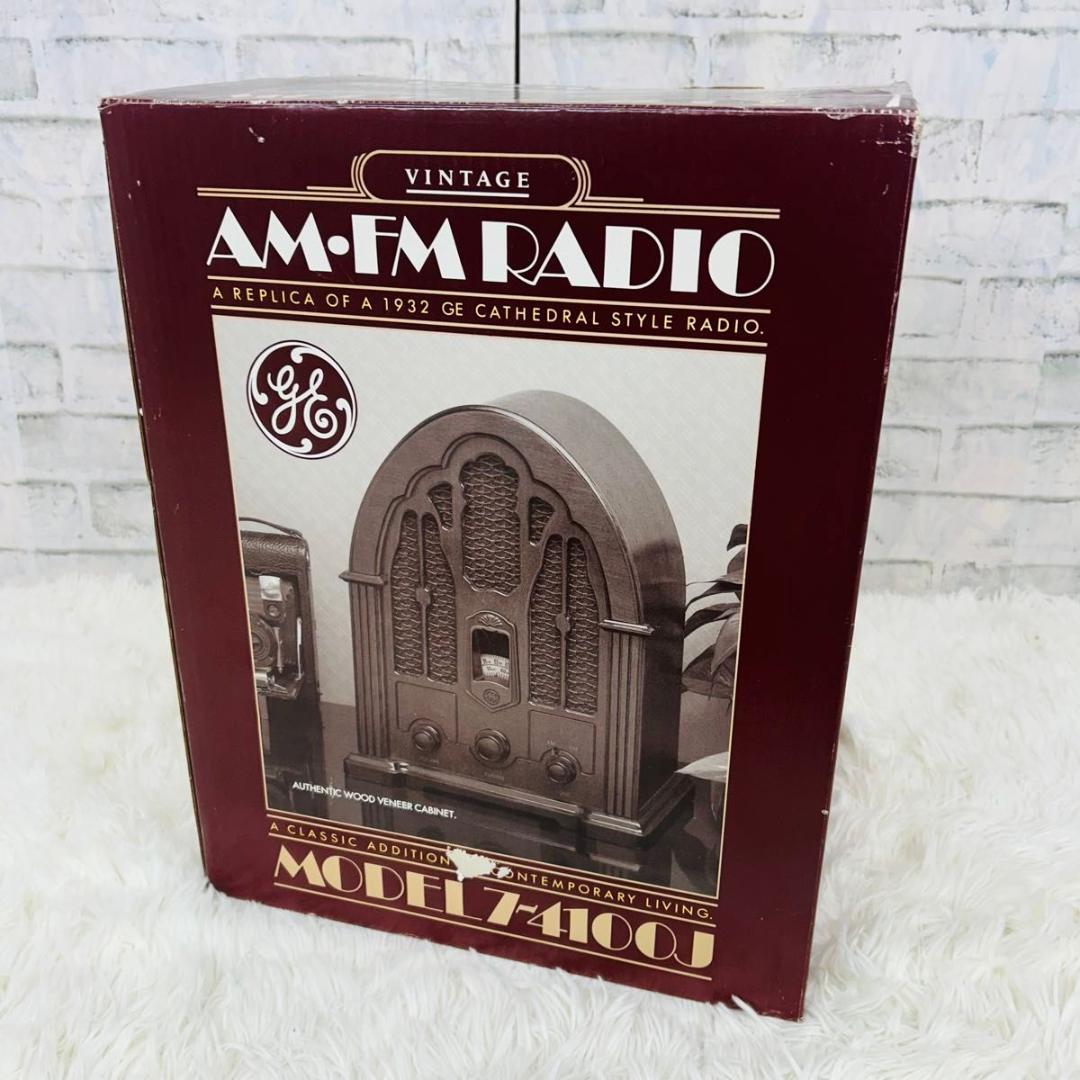 ほぼ未使用 Thomson アンティーク調ラジオ　7-4100J FM/AM