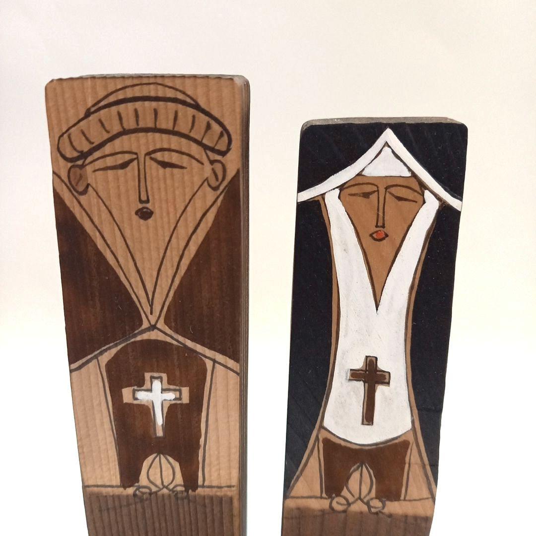 土龍　こけし　根本勲　修道士　修道女　民芸　函館トラピスト