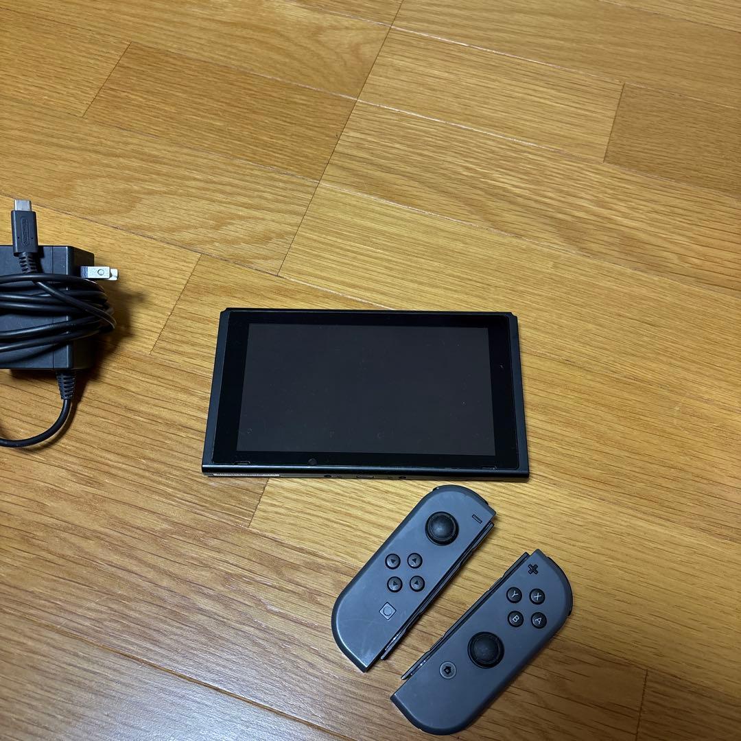 Nintendo Switch 本体 グレーJoy-Con 充電コード付値下げ⭕️