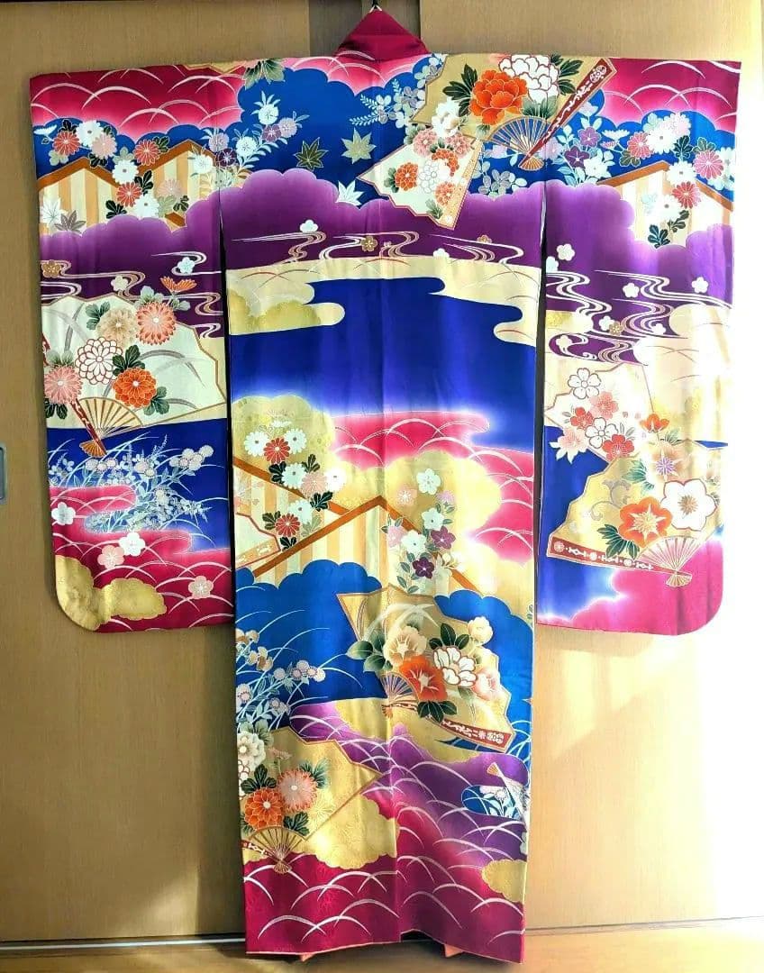 着物　振袖　和装　金箔　成人式　結婚式　晴れ着