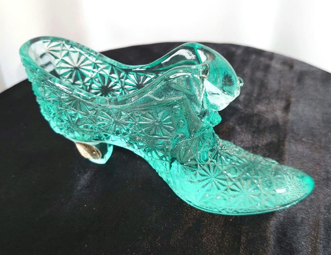 60 -70代 フェントン シューズ オパール ミルク デイジー柄 2つバラ売可